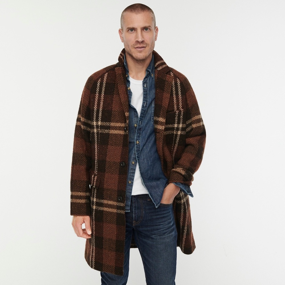 38R J. Crew Ludlow Topcoat in Irish Wool